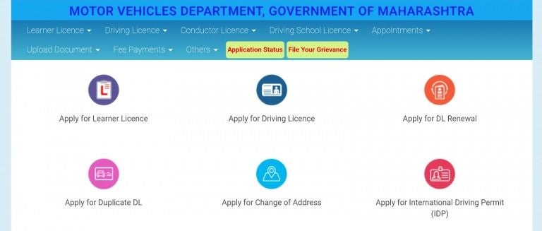Apply for driving licence