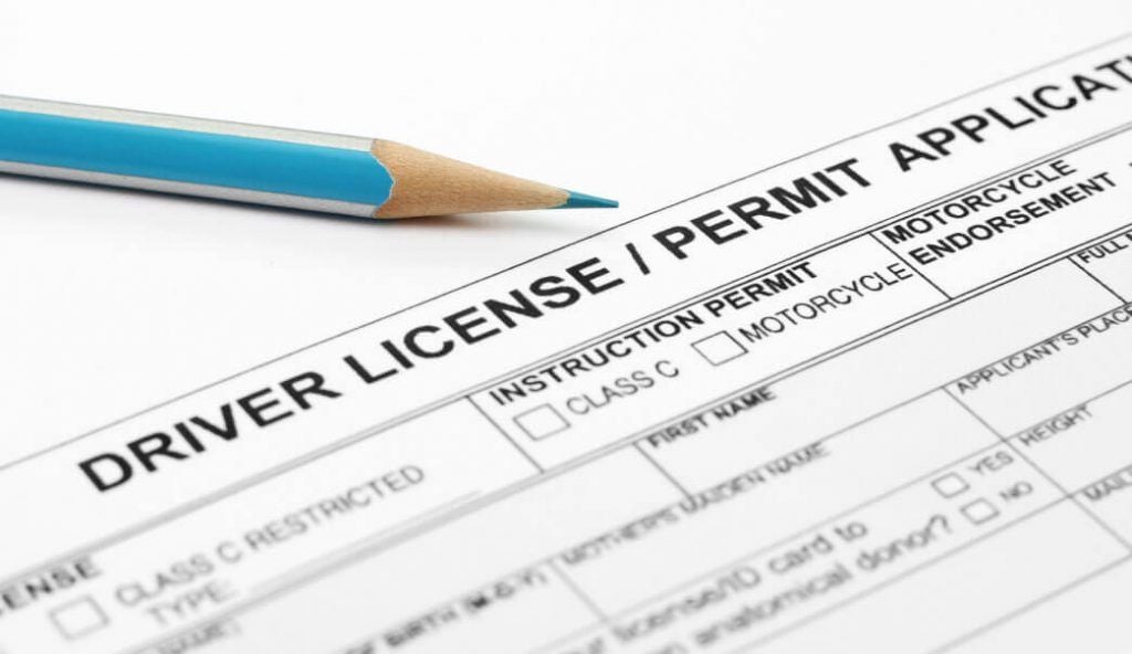 Driving Licence application