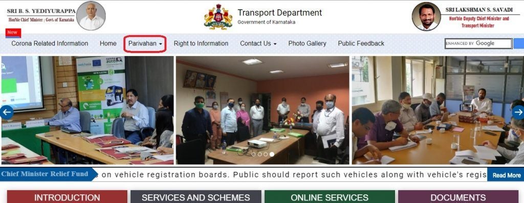 Visit https://transport.karnataka.gov.in/english