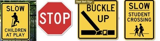 Traffic Signs For Kids/Students