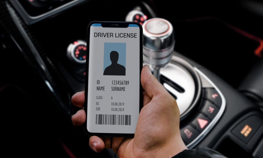 electronic driving licence