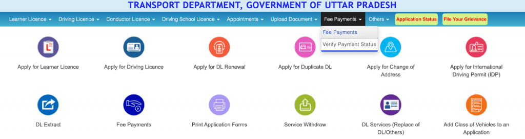 How to Pay Learner’s Licence/Driving Licence Fee Online in Uttar Pradesh?