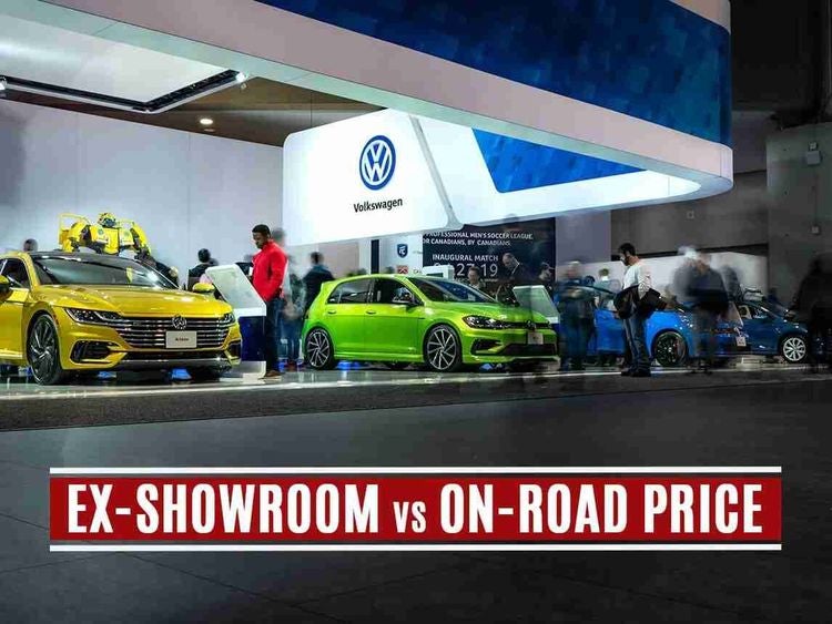 Difference Between Ex-Showroom Price and On-Road Prices of Vehicles