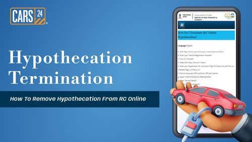Hypothecation Termination : How to Remove Hypothecation from RC Online
