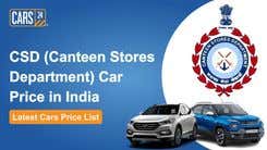 CSD (Canteen Stores Department) Car Price in India