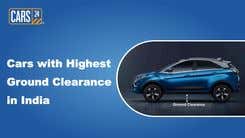 Cars with Highest Ground Clearance