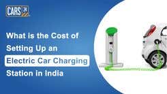 Electric car charging station 3d