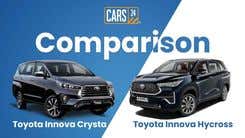 Toyota Innova Crysta vs Toyota Innova Hycross Comparison
