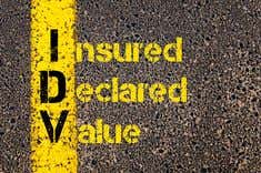 Relation between Insured Declared Value and used car price