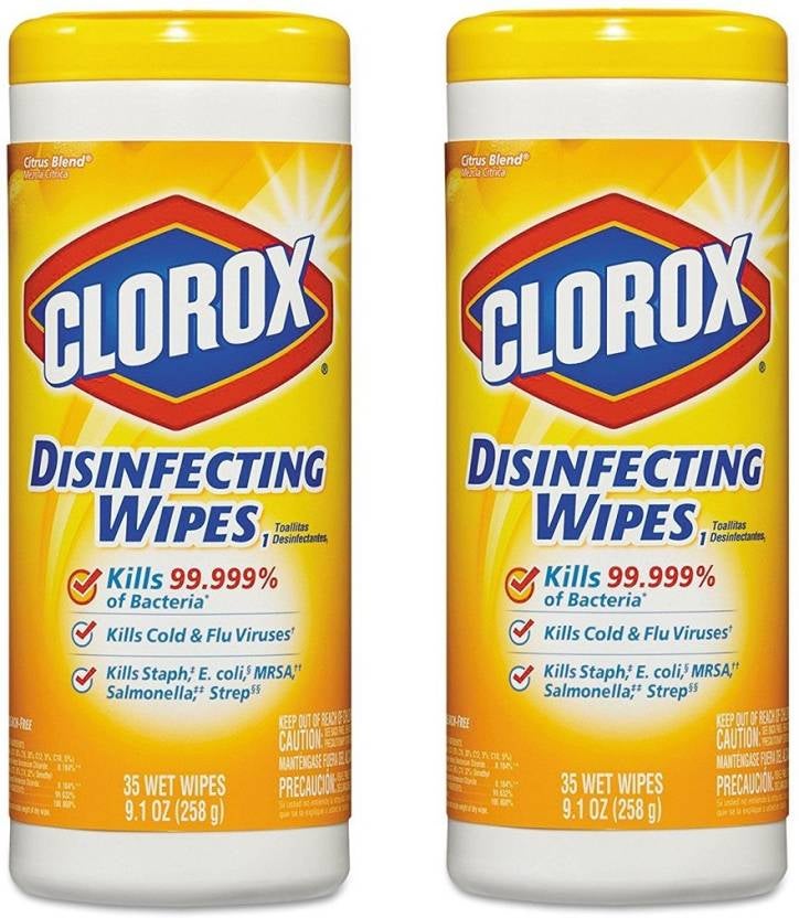Using Disinfectant Wipes